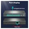 8-Port 10Gbps Ethernet Switch 10000Mbps Network Switch RJ45 and Play Network Hub Internet Splitter TL-ST1008(US Adapter) view 2