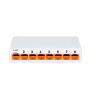 5/8 Port 1000Mbps Switch Ethernet Gigabit High Performance RJ45 Hub Internet Splitter Network Switch Ethernet Smart Switch(White 8ports) view 1