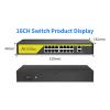 48V 4/8/16 Port POE Switch Ethernet 10/100Mbps IEEE 802.3 AF/at(8-Port POE) view 3