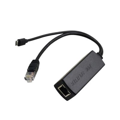 Gigabit POE Splitter 48V to 5V 12V USB/Type-C/DC 10/100/1000Mbps Power Over Ethernet(5.5x2.1mm 12V 1.25A,1000Mbps)