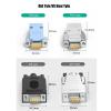 KQBNHV 9Pin RS232 Connector Mini DB9 Male Female Solderless Joint Plug Industrial Grade Upgraded Universal 485/422 Serial Port Adapter(Female-Punching Pin) view 3