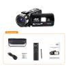 YPMart() 4K Digital Photography Camera 48MP Compact Vlogging 3 Inch Rotatable Touch Screen Handheld DV 270 Flip with Flash(NO Card,AC-254 Standard) view 2