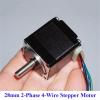 28mm*28mm Stepper Motor 1.8 Degree 2-Phase 4-Wire Hybrid Step Stepping Motor 5mm Shaft 1Pcs view 2