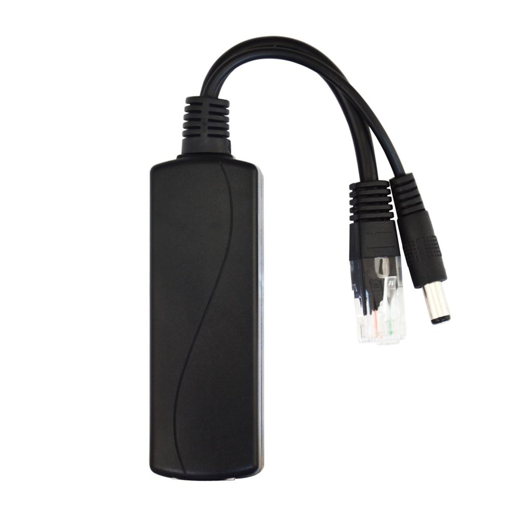 Active POE Splitter Waterproof 48V POE 10/100M Input to DC Output 12V(Regular Splitter)