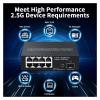 8-Port 2.5GbE Ethernet Switch 2.5Gbps Network Switch 1-Port 10GbE SFP+ Slot Home Lab Unmanaged Switch and Play(US Adapter) view 3