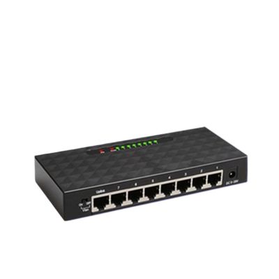 5/8 Port Gigabit Switch Ethernet Smart Switch High Performance 1000Mbps Network Switch RJ45 Hub Internet Injector(Black 8Port 1000M)