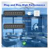1 Pcs Gigabit Switch 8 Ports 1000Mbps Network Switch Fast Ethernet Switch RJ45 and Play Network Hub Internet Tap Switch(1008S) view 3