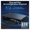 2.5G PoE Switch 5 Ports 2500M 10G SFP+ Slot 65W Protection IEEE802.3af/at(UK Plug) view 4