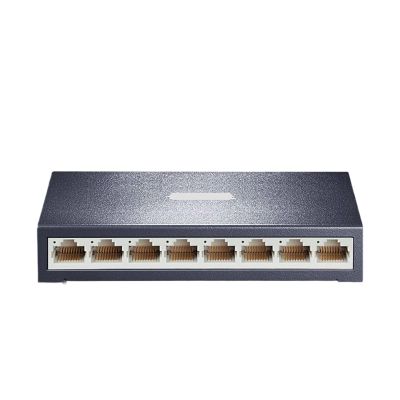 8-Port 100Mbps Ethernet Switch 100BASE-T and Play Network Hub Internet Splitter 5V DC Auto MDI/MDIX TL-SF1008D(UK Adapter)