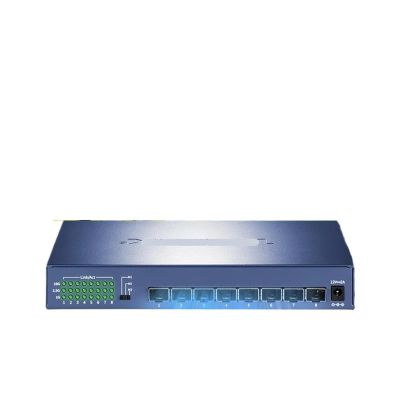 8-Port 10Gigabit Ethernet Switch 10000Mbps SFP+ Optical Port 10G/2.5G/1G Network Switch and Play TL-ST1008F(EU Adapter)