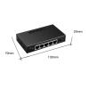 52V 1.25A 5-Port Gigabit unmanaged POE Powered Switch with VLAN 1000M Copper Cable RJ45 Port IEEE802.3af/at Ethernet Switch view 2