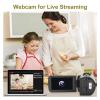 YPMart() 4k Digital Cameras Professional Camcorder for Vlog Video Camera WiFi 48MP 18X Zoom Webcam(Package 3) view 3