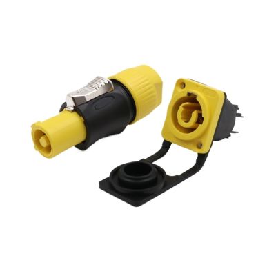Aviation plug socket YF24 power LED display plastic IP65(Plug and socket)