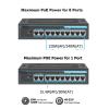 POE Switch 10-Port 100/1000Mbps Gigabit Switch Fast Network Ethernet Switch(100mbps) view 3