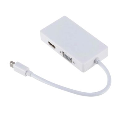 Seodon DP to HDMI DVI Adapter 3 in 1 Hub DisplayPort 1080P Video Adapter Converter for I>