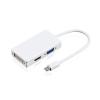 Seodon DP to HDMI DVI Adapter 3 in 1 Hub DisplayPort 1080P Video Adapter Converter for I> view 2