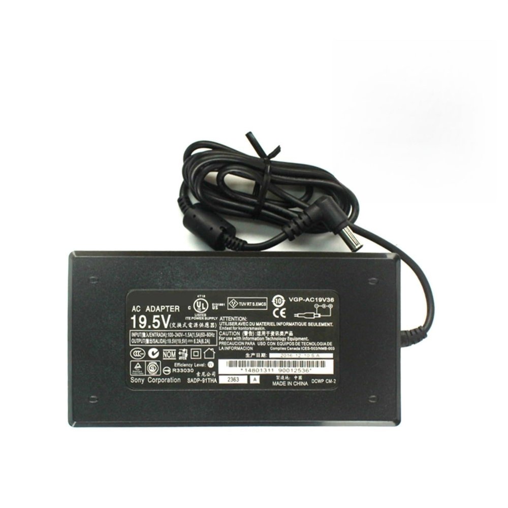 19.5V 6.2A 120W 6.5 * 4.4mm Power Charger for ACDP-120E01 ACDP-120E02 ACDP-120N01 ACDP-120N02 LCD TV Adapter(EU)