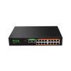 19-Port Network Switch 16 * 100Mbps POE Port+2 * 1000Mbps uplink Port+1 * 1000Mbps SFP Port 48V view 1