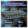 8-Port 2.5G POE Switch Gigabit Switch Ethernet Switch POE 10G SFP RJ45 Connector(POE Switch 9 Port) view 3