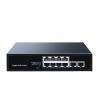 8-Port Gigabit POE Switch 2-Port 1000M Uplink Network Switch Hub Internet Splitter and Play Monitoring view 1