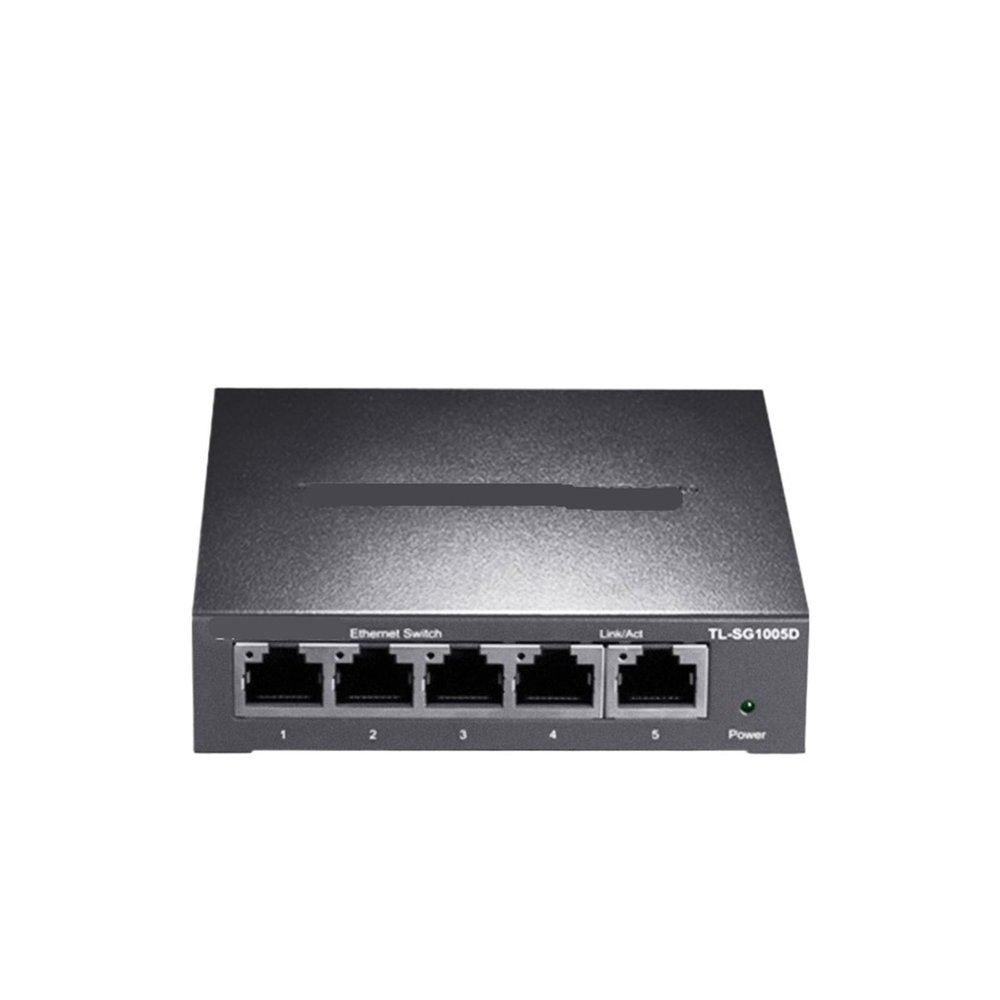 5-Port Gigabit Ethernet Switch 1000BASE-T Network Switch and Play Network Hub Internet Splitter TL-SG1005D(US Adapter)