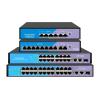 48V POE Switch 4/8/16/24 Ports 100Mbps POE Network Switch RJ45 Ethernet Switch with SFP uplink Port(24 Port POE) view 2