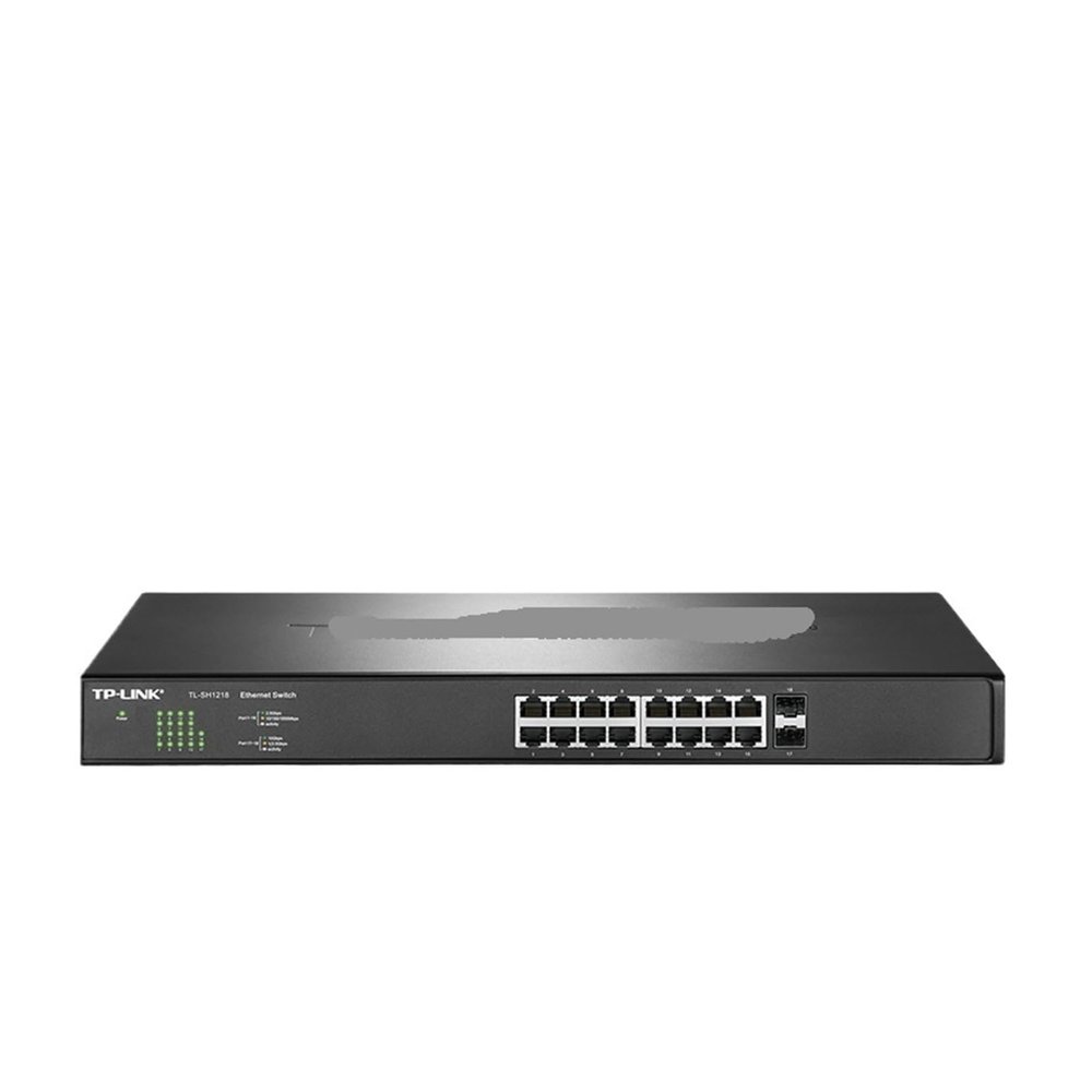 16-Port 2.5G Ethernet Switch 2500Mbps Network Switch with 10G SFP+ Uplink Network Hub Internet Splitter TL-SH1218(US Adapter)