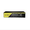 10-Port POE Switch Gigabit Network Switch POE VLAN with SFP 10/100/1000Mbps(8 POE 1 SFP Yellow) view 1