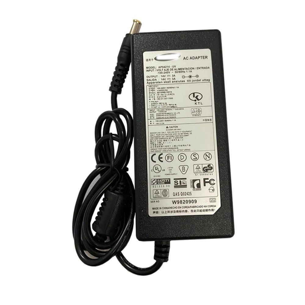 14V 3A 6.5 * 4.4mm AC Adapter Charger for SyncMaster 15''~27'' TV S24C770T S24C300HL HD TV Monitor