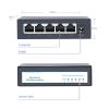 1 Pcs 48W POE Active Ethernet Switch 802.3af 802.3at Ethernet Hub Splitter Power Splitter(1000M US Plug) view 3