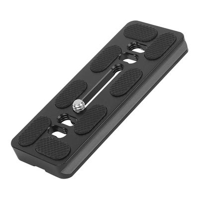 Pilipane Aluminium Alloy Quick Release Plate with 1/4in Screw Accessory for Arca Mount Ballhead Professional CNC Machined Durable Lightweight Camera Tripod Quick Release Plate Compatible (100mm)