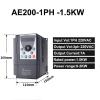 0.75 1.5 2.2kwVFD Frequency Converter Frequency Inverter 0.75 1.5 2.2kw 220V Single Phase 380V 3 Phase Inverters & Converters(1PH 220V 1.5KW) view 2