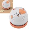 aqxreight Cute Cartoon Desktop Vacuum Desktop Cleaner with Vacuum Nozzle Cleaning Brush Portable Mini Table Dust Cleaner for Cleaning Dust Crumbs Computer Car (Hamster) view 3