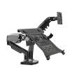 ROREAJVH F160-FP Stand Laptop Plus Monitor Stand Arm No-Punch Lifting Rotating Dual Screen Stand(White) view 3