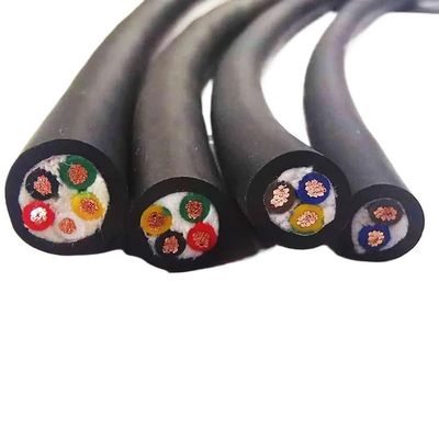 20m Bending Drag Chain Cable 2/3/4/5/6/8/10-core Pure Copper high Flexibility 22 20 18 17 15 13 AWG CNC Cable Robot arm Wire(6 cores,17 AWG 1.0MM2)