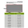 40-50 Inch Anti-Glare TV Screen Protector, Indoor & Outdoor Matte Anti Blue Light Protection Film for LCD, LED, 4K OLED & QLED HDTV,49 Inches(1075x604mm) view 4