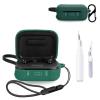 for Anker Soundcore P41i Case Cover,NOUKAJU Earphone Protective Cover(with Carabiner + Lanyard + Cleaning Pen) Drop-Proof,Shock-Proof,Dust-Proof,Case for Soundcore P41i(Green) view 1