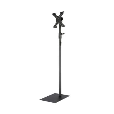 1500Mm High Steel Full Motion Tv Trolley Stand Adjustable Tilt & Swivel for 10"-37" Led LCD Plasma Tv Mobile Floor Cart for Home & Office Use
