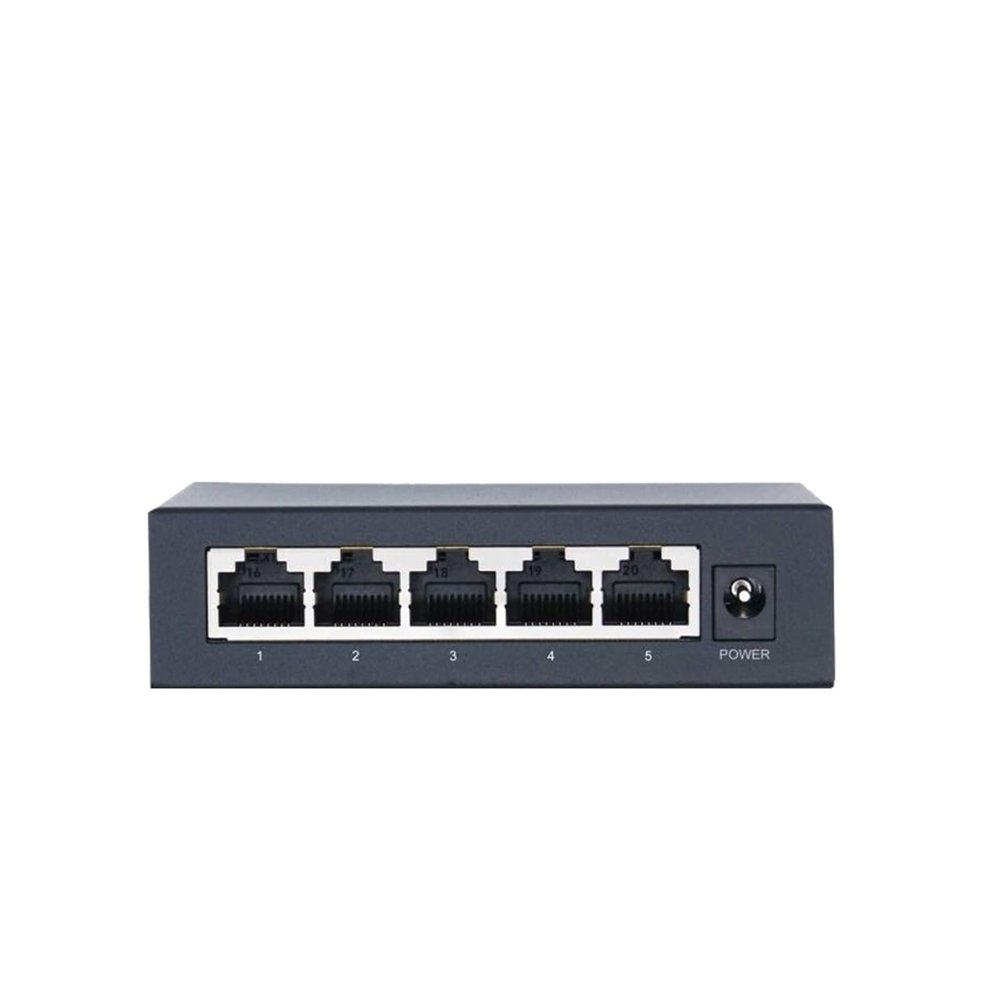 1000M Gigabit POE Switch 5 Port PoE 48V 15W 30W 802.3af 802.3at Ethernet Hub Splitter(EU Plug)