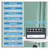 1000M Gigabit POE Switch 5 Port PoE 48V 15W 30W 802.3af 802.3at Ethernet Hub Splitter(EU Plug) view 2
