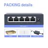 1000M Gigabit POE Switch 5 Port PoE 48V 15W 30W 802.3af 802.3at Ethernet Hub Splitter(EU Plug) view 3