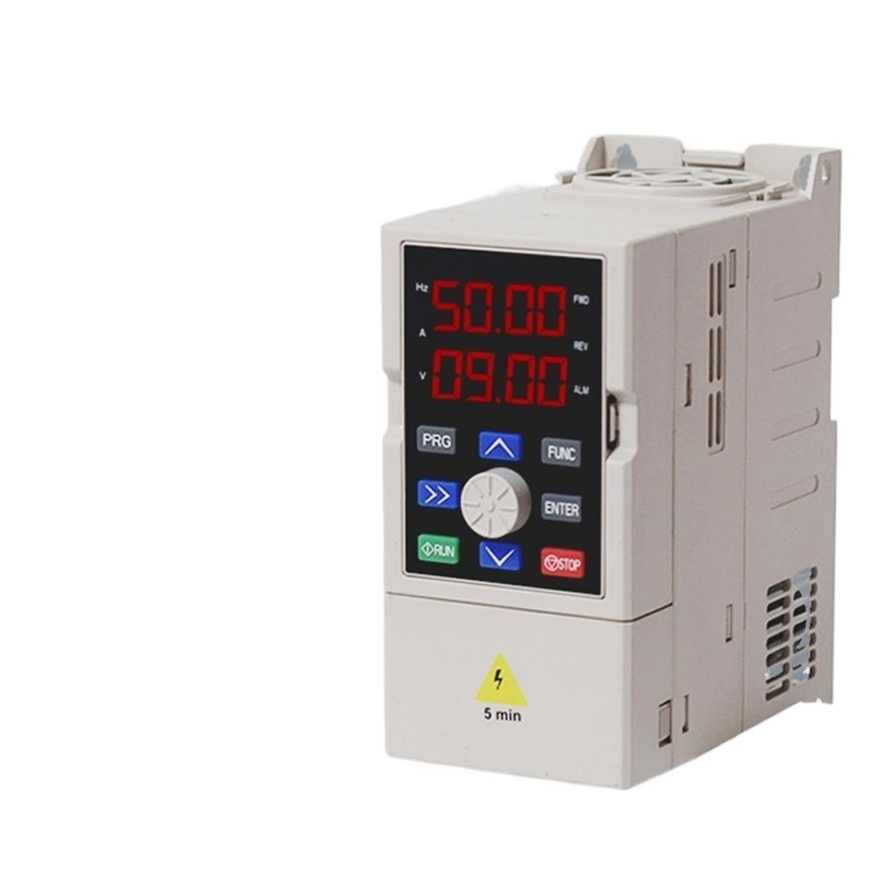 1pc 0.75/1.5/2.2KW 220V VFD Variable Frequency Drive Converter Motor Speed Vector Control Inverter(0.75KW)