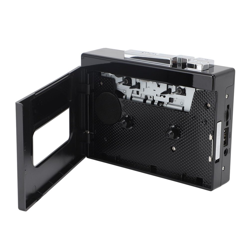 aqxreight DC5V Stereo Cassette Player with Earphones 5 0 Vintage Auto Reverse USB Cassette to MP3 Converter B Manual Switching Pla Portable Tape PlayerBluetooth (B)