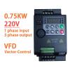 1pcs 220V 0.75KW/1.5KW/2.2KW/3.7KW 1HP/2HP/3HP/5HP Variable Frequency Drive Converter for Motor Speed Control Inverter(1.5KW_220V 3 Phase) view 4