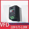2.2KW 220V Single Phase Input and Single Phase Output Frequency Converter Inverter Pump Motor Speed Controller Drive(220V 2.2kw 10A) view 2