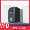 2.2KW 220V Single Phase Input and Single Phase Output Frequency Converter Inverter Pump Motor Speed Controller Drive(220V 2.2kw 10A) view 4