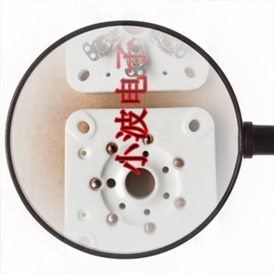2PCS HiFi Ceramic Tube Socket 7Pins Tablet Socket Tube Seat for 6C33 FU19 FU29 FU30 FU32 829B 3C33 Vacuum Tube Amplifer DIY