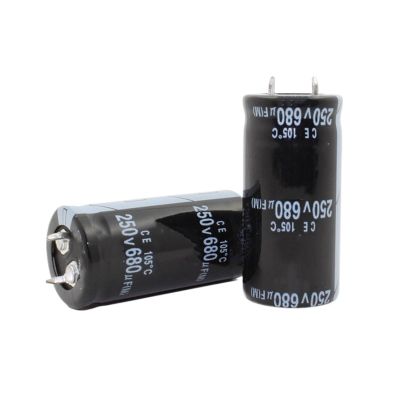 12PCS 250v680uf 680uf 250v Electrolytic Capacitor Radial 22 * 45MM