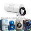 2Pcs CBB60 Motor Running Capacitor 450V Series AC Water Pump Startup Capacitors Start Motor Run 450VAC 3uF-80uF(450V8UF) view 3