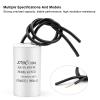 2Pcs CBB60 Motor Running Capacitor 450V Series AC Water Pump Startup Capacitors Start Motor Run 450VAC 3uF-80uF(450V8UF) view 4